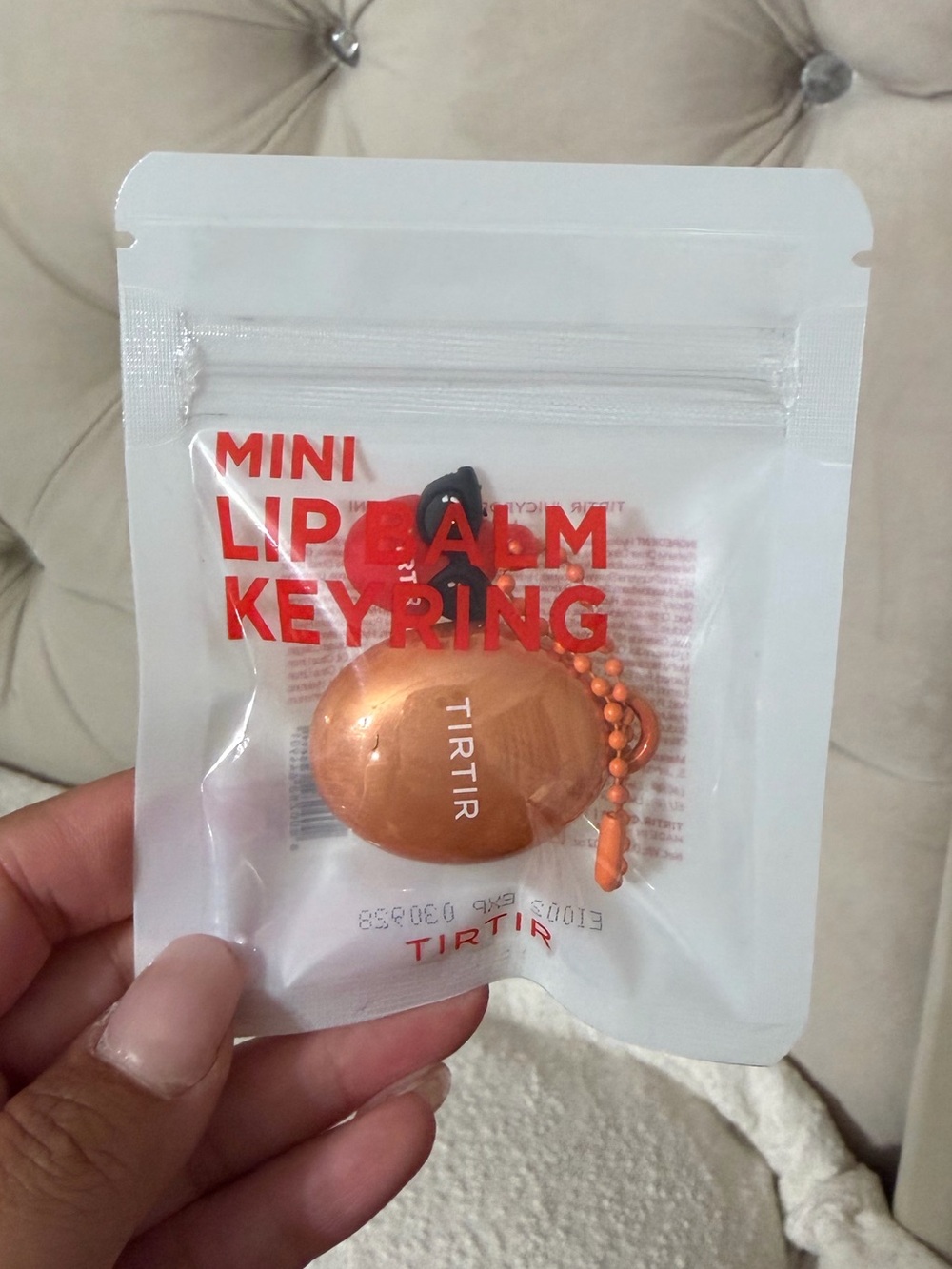 TIR TIR Mini lip balm keyring keychain